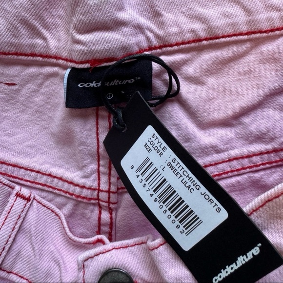 ColdCulture - STITCHING JORTS SWEET LILAC - Picture 4 of 4